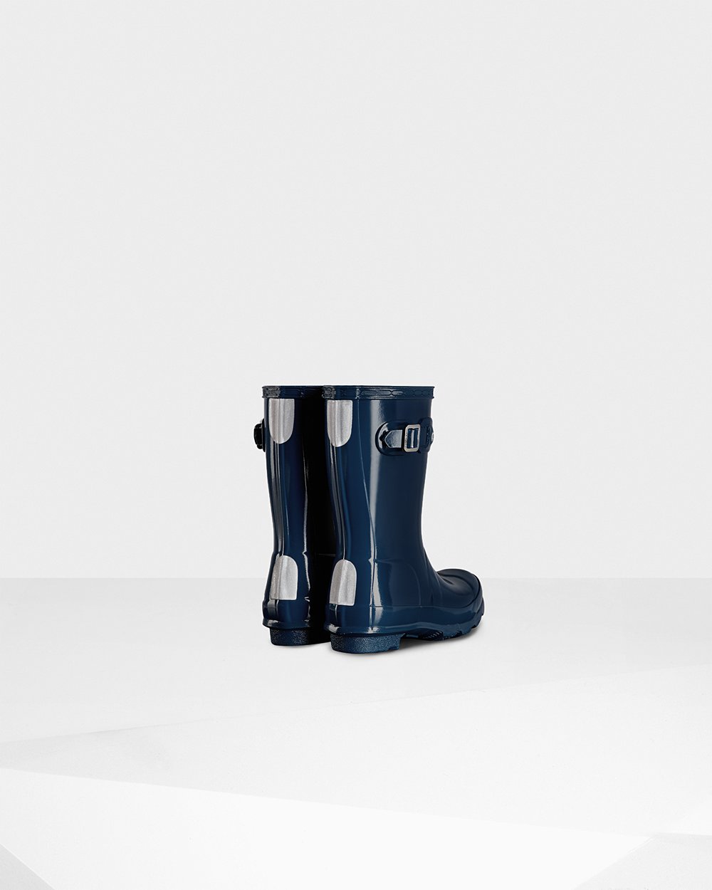 Hunter Niños Original Little Gloss - Botas de Lluvia Azul Marino - 891-NZWLMK